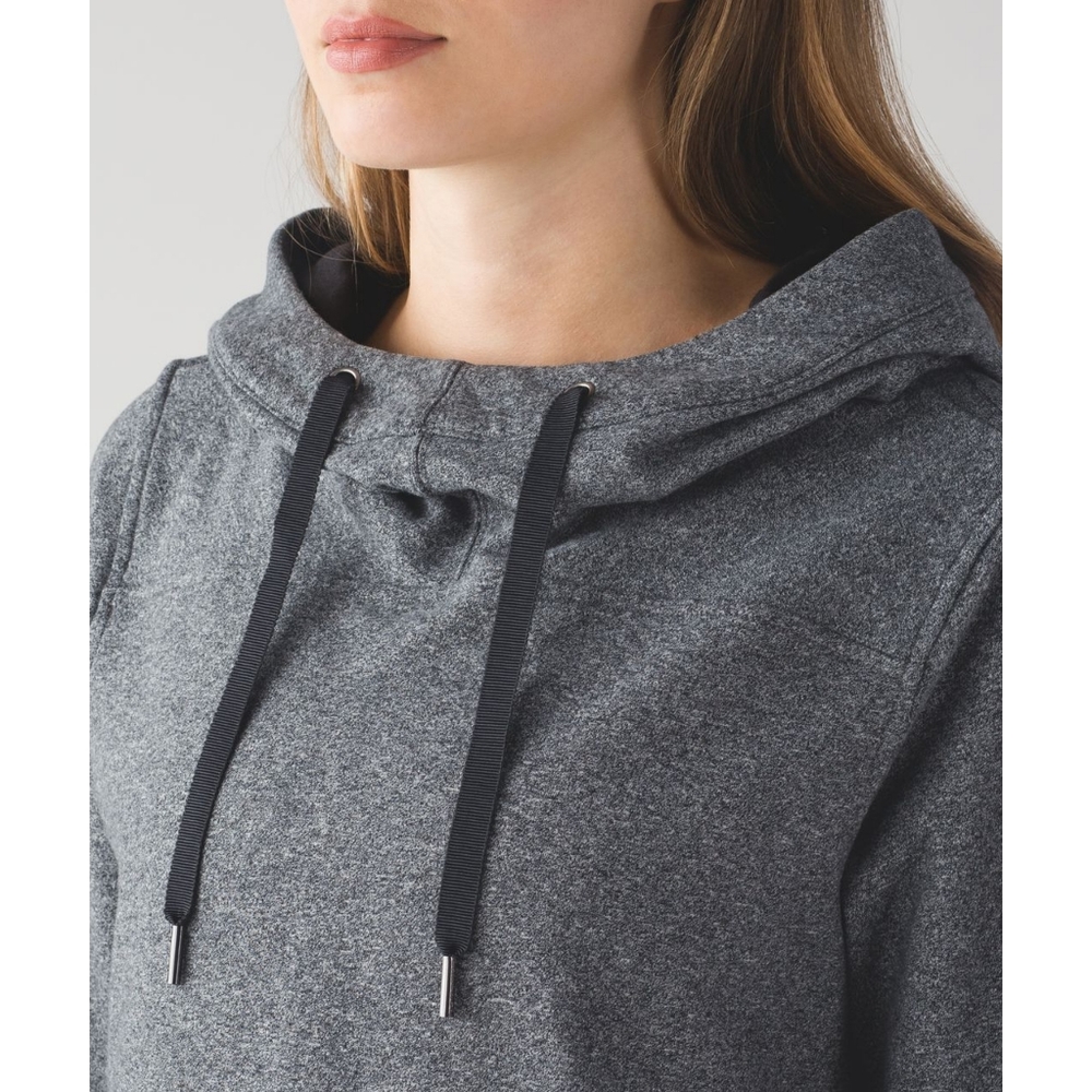 Lululemon Split Pullover Heathered Speckled Black… - image 5